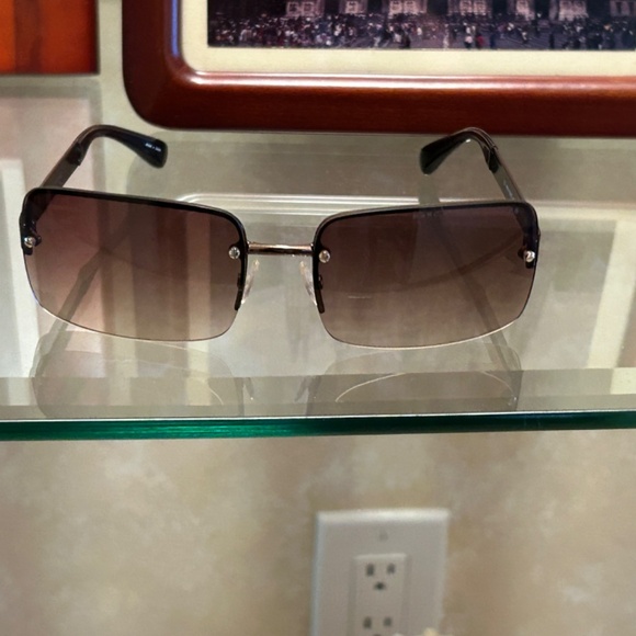 Marc by Marc Jacobs Brown Metal Frame Sunglasses main image 12